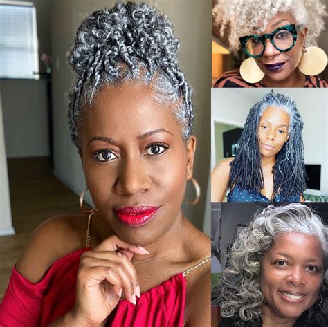 Black Women With Gray Hair | FlyGrannyBk