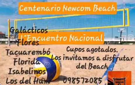 Encuentro Nacional De Beach Newcom Ser Este Domingo En Pueblo