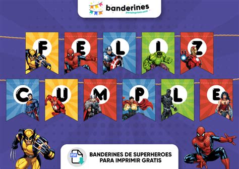 Los Mejores Banderines De Feliz Cumplea Os Para Imprimir Descarga