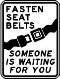 Buckle Up It S The Law Sign X By Safetysign