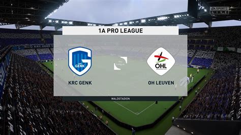 Krc Genk Vs Oud Heverlee Leuven Jupiler Pro League Fifa