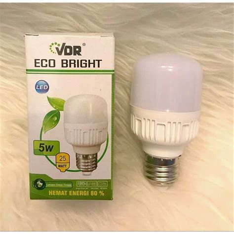 Jual Lampu Vdr Eco Bright Watt Bohlam Led Vdr W Shopee Indonesia