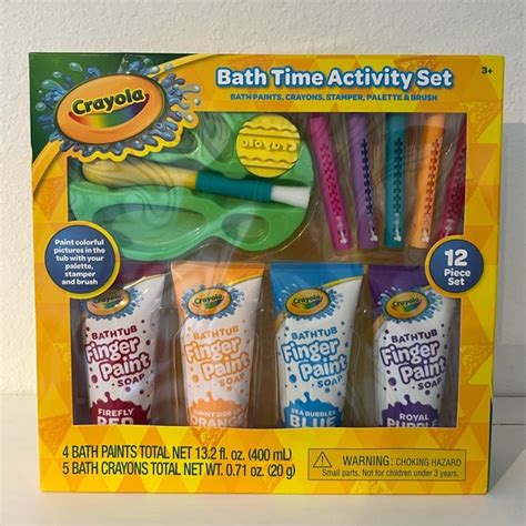 Crayola Bath Skin And Hair Bath Time Activity Set Crayola Poshmark