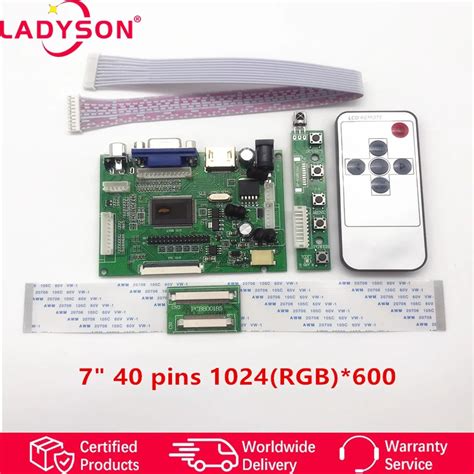 LCD TTL LVDS Controller Board HDMI VGA 2AV 50 PIN For AT070TN90 92 94