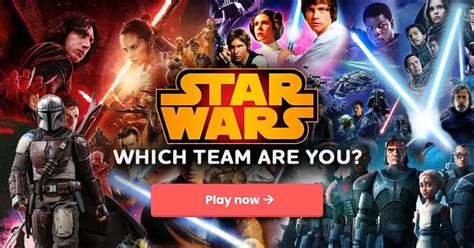 Which Star Wars Team Do You Belong To Quiz