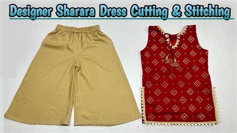 Very Easy Baby Sharara Dress Cutting And Stitchingnew Designer Baby