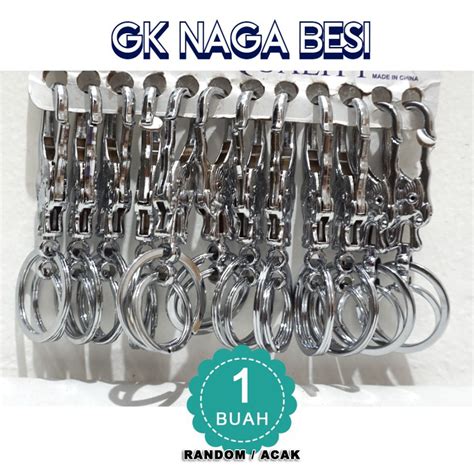 Jual Gantungan Kunci Kepala Naga Besi Random Satuan GK NAGA BESI