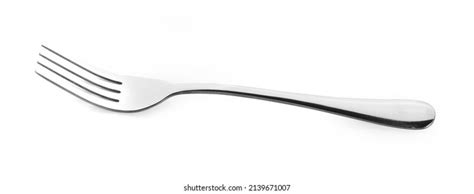 fork spoon  white backgroundwith  stock photo