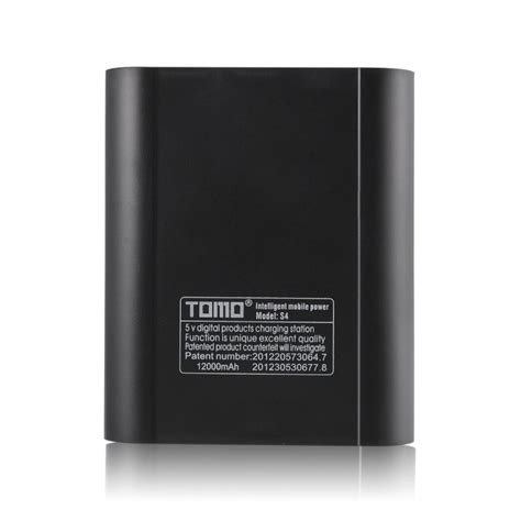 Tomo S4 4 X 18650 Li Ion Battery Diy Smart Power Bank Charger Case Diy