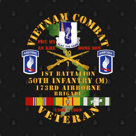 Vietnam Combat Veteran W 1st Bn 50th Inf 173rd Airborne Bde 1968 69