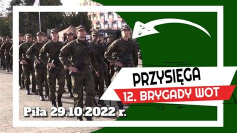 Pi A Przysi Ga Wielkopolskiej Brygady Obrony Terytorialnej Youtube