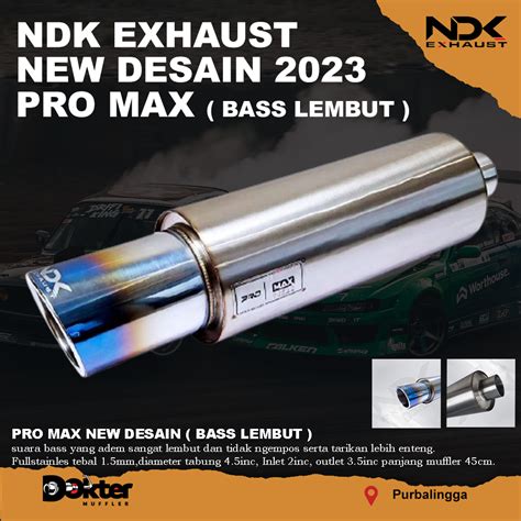 Jual KNALPOT RACING MOBIL BASS LEMBUT PRO MAX NEW DESAIN NDK EXHAUST