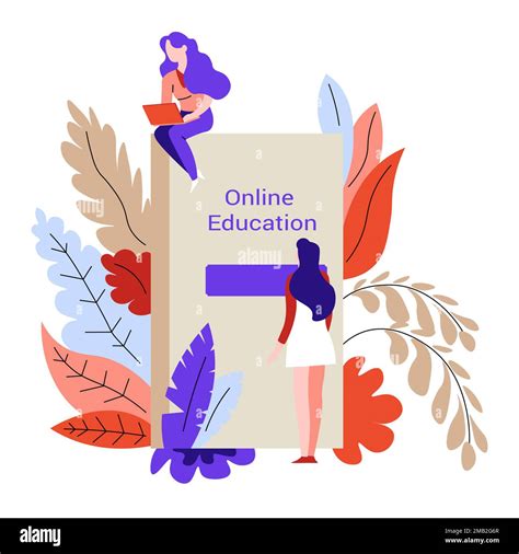 Students Library Newspaper Stock Vector Images Alamy