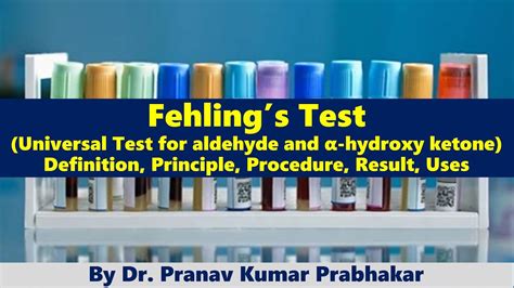 Fehling Test A Test For Aldehyde And Alpha Hydroxy Ketones Youtube