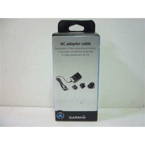 Garmin Ac Adapter Cable Includes International Adapter Plugs