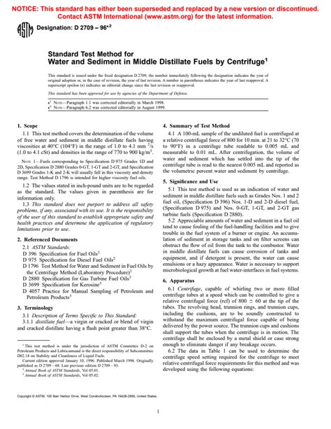 Astm D E Standard Test Method For Water And Sediment In Middle