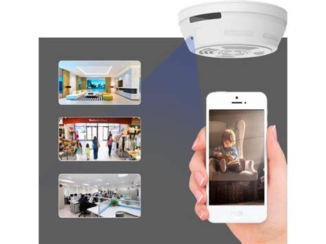 Spy Camera Smoke Detector Hidden Camera WiFi 180 Days Standby 1080P