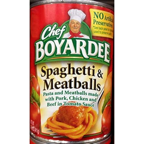 Chef Boyardee Spaghetti And Meatballs Pack Of 4