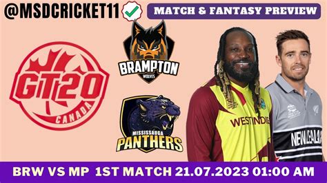 Brw Vs Mp Dream11 Team Prediction In Tamil Brampton Vs Mississauga