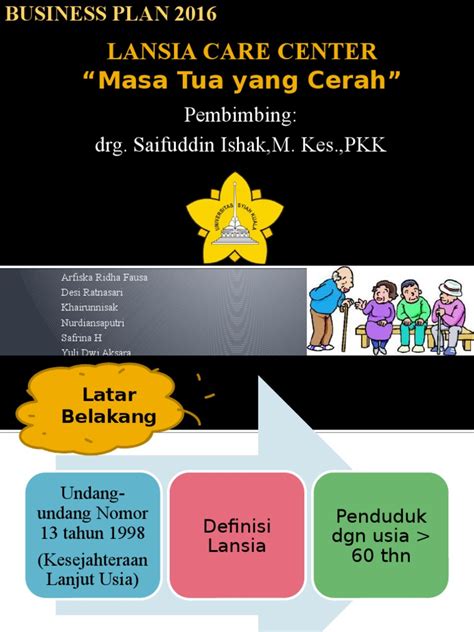 PDF Bisnis Plan Klinik Lansia DOKUMEN TIPS