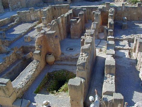 Punic Ruins In Byrsa On Top Of Byrsa Hill Carthage Ancient Carthage