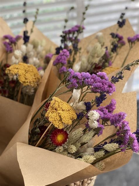 Droogbloemen Boeket Boeket Droogbloemen Dried Flowers