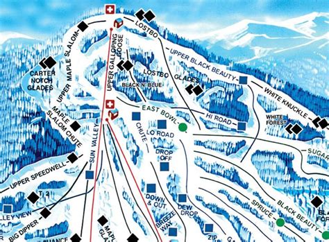 2021 BLACK MOUNTAIN Ski Trail Map Ski Home Decor Ski Lodge | Etsy