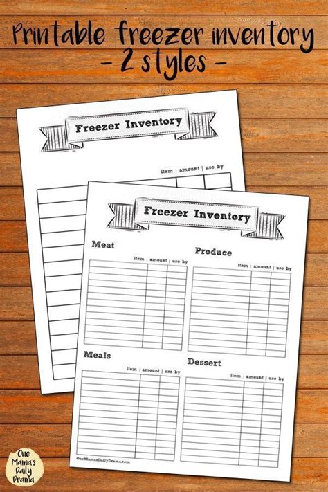 Printable Pantry Inventory Tracker For Kitchen Organizing Artofit