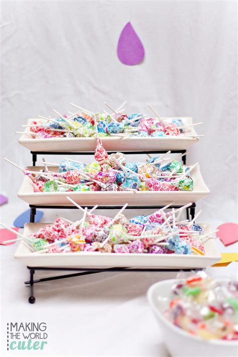 Rainbow Candy Buffet for Baptism Dessert Table