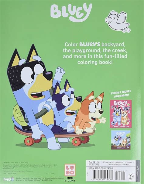 Crayola Giant Coloring Featuring Bluey Beginner Child 18 Pages