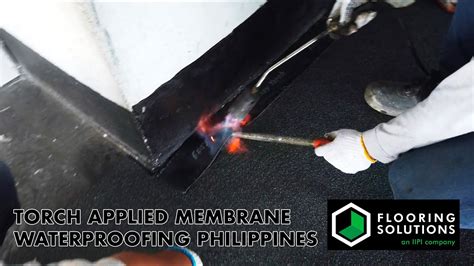 Torch Applied Membrane Waterproofing Philippines Youtube