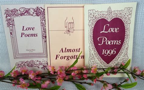 3 Vintage Love Poem Books Wedding Poems By Poetry Express Etsy Canada