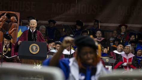 Morehouse Grads Turn Their Backs On Biden Walk Out Of Ceremony