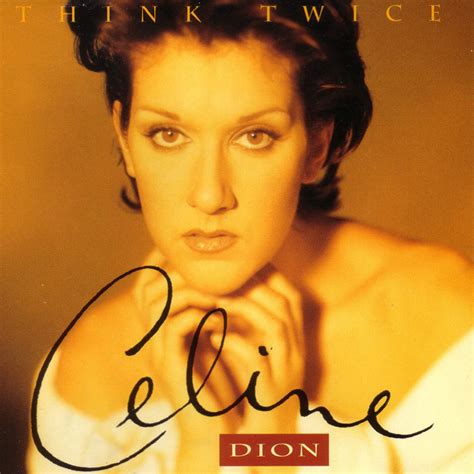 Car Tula Frontal De Celine Dion Think Twice Cd Single Portada