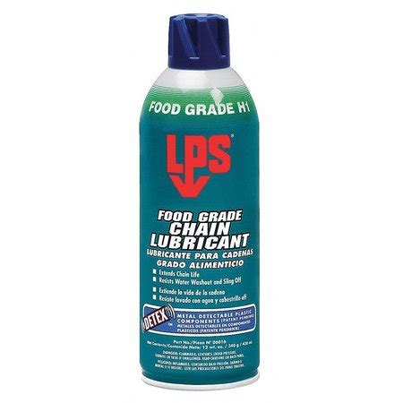 Lps Food Grade Chain Lubricant With Detex H Food Grade Oz Aerosol