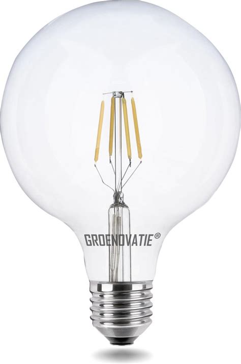 Groenovatie Led Filament Globelamp 4w E27 Fitting Extra Warm Wit