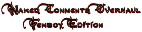 Naked Comments Overhaul Femboy Edition Adult Mods LoversLab