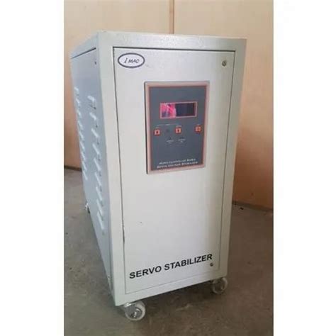 Automatic 15 Kva Three Phase Air Cooled Servo Stabilizers With Surge