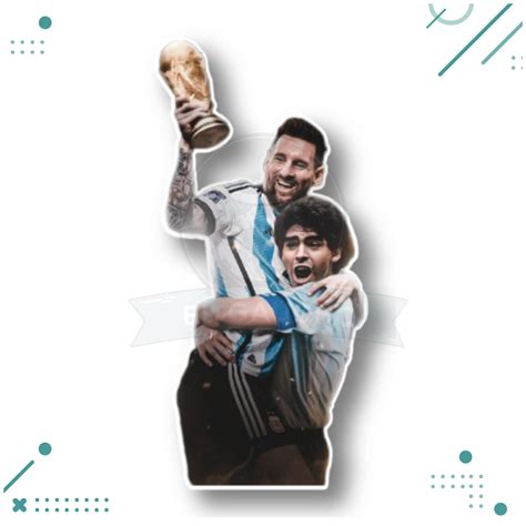 Sticker Messi Y Maradona El Gaucho Store