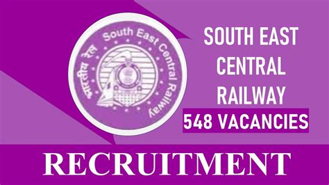 South East Central Railway Recruitment Vacancies Check Posts