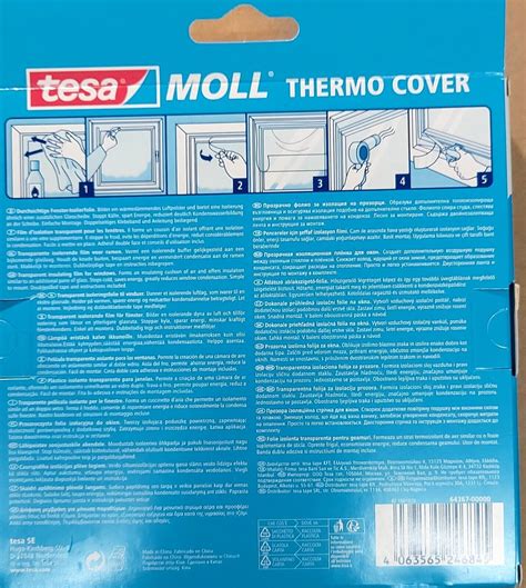 TESA MOLL Thermo Cover Fenster Isolierfolie Transparente