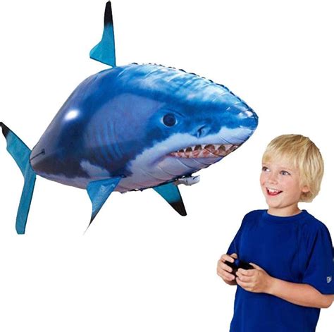 Amazonsmile Remote Control Flying Shark Toy Air Swimming Fish Rc