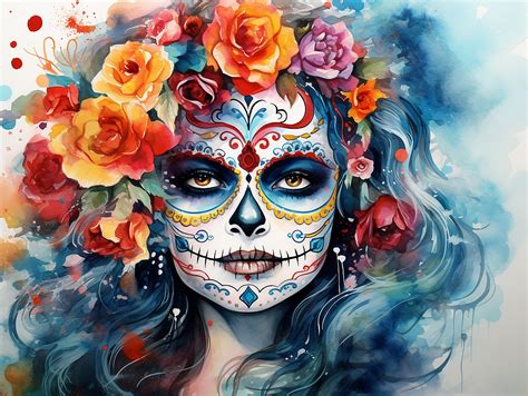 Day Of The Dead Portrait Free Stock Photo Public Domain Pictures