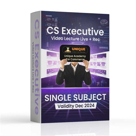 Cs Executive Single Subjects Video Lectures New Syllabus Unique