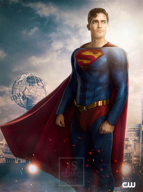 Tyler Hoechlin’s Superman with the classic trunks - Art by JSComicArt ...