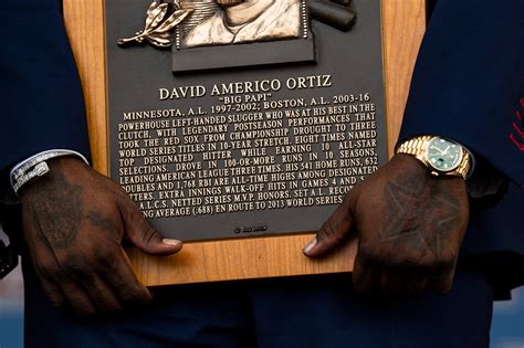 David Ortizs Hall Of Fame Plaque Calls Him ‘powerhouse Left Handed
