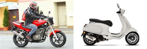 Motorrad Vergleich Hyosung GT Naked Vs Vespa Sprint