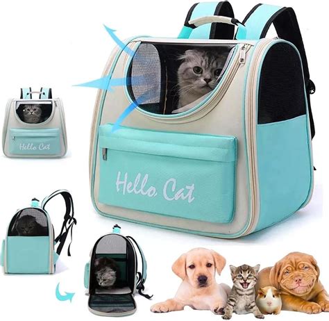 ZUSZOX Mochila Transportadora Para Perro Y Gato Mochila Para Gato