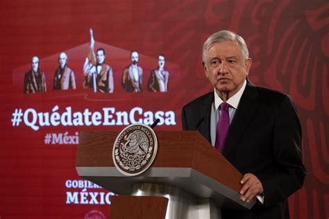 Andr S Manuel L Pez Obrador Presidente De M Xico Durante La