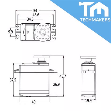 MG996R MG996 MG 996 90 180 270 360 Degree Towerpro Digital High Torque